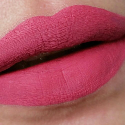 Pink 💋 from Wardah Exclusive Matte Lip Cream No. 08 Pinkcredible ❤