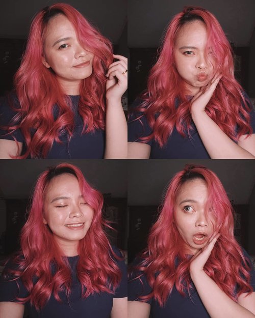 I feel like I'm me again ❤️Tho it's not exactly the color that I want but hey it will fade sooner or later and next thing you know it will fade lighter.So happy to be pink again.I might make people's eyes blinded by how pink my hair is. HahahaWhat do you think?..#potd #potdindo #vscocam #vsco #vscophile #vscogrid #peoplescreatives #igdaily #instadaily #instastyle #fashionblogger #photooftheday #justgoshoot #vscogood #clozetteid #snapseeddaily #snapseed #exploretocreate #vscodaily #cchannelid #deedeeyoung #ragamkecantikan #beauty #deedeehairjourney #pinkhair #magentahair #thedeehair #hairtransformation