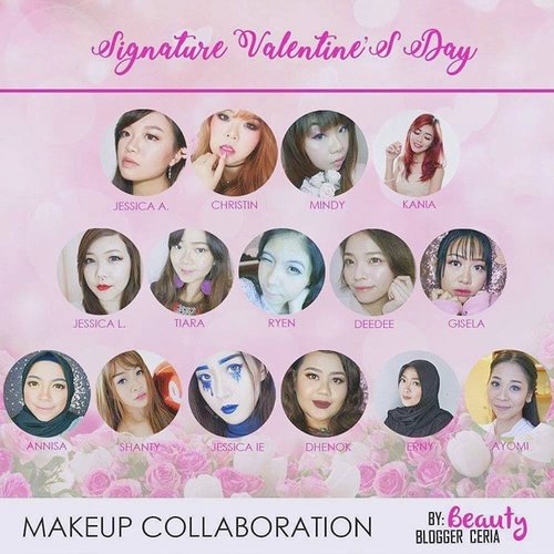 @bloggerceriaid's Valentine's Day Makeup Collaborations. I tagged them all so you could check out your favorite makeup look for Valentine's Day. 
It was fun to actually for myself to find another makeup look for this Valentine's Day, tho probably i'm not going anywhere but hey you can even wear makeup at home even when you're not planning on going somewhere.
Have a sweet Valentine's Day girls! Makesure to look nothing but only the best😘
.
.
#clozettedaily #clozetteid #bloggerceriamakeupcollaboration #valday #makeup #valentinesdaymakeup #bloggerceria #fotd #fotdindo #vscocam #vsco #vscophile #exploretocreate #peoplescreatives #photoshoot #igdaily #vscodaily #instadaily #instastyle #beautyblogger #indonesianbeautyblogger #likeforlike #photooftheday #potd #justgoshoot #snapseed #stylist #selfie #selca #dailyphoto