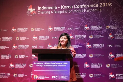 Next time~ Gw yang speech di sini 🙏🙏🙏.Indonesia Korea Conference 2019..#moveaheadtogether #IKC2019 #IndonesiaKorea46th #luseechinstoryofkorea #luseechinsahabatkorea #korea #indonesia #diplomacy #bilateral #entertainment #cepa #conferences #speaker #ootd #ootdfashion #soconetwork #clozetteid