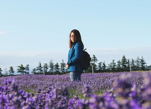 Surely I miss the moment when the sky was so blue, a vast lavender field, a nice weather, and I could stand there admiring the view forgetting all my worries.....#newzealand #lavender #style #sbybeautyblogger #coordinates #blogger #beautyblogger #clozetteid #indonesiablogger #indonesiabeautyblogger #bloggerindonesia #ootd #surabayabeautyblogger #beautybloggersurabaya #ootdindo #coordinate #sbyblogger #ootdid #sociollablogger