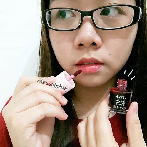 I prefer liptint for my daily rather than lipstick, because the color looks softer and more natural 👄
A'pieu Pure Tint is my current favorite 😄
💄from @kalantha_shop
#bbsquad #bbslipthings #bbsapril1 #apieu #liptint #puretint #apieupuretint #lippies #lips #clozetteid