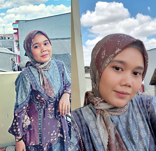 When the sky to beautiful, all filter no need anymore ☁️-#iedwithklamby2020#karyaasliklamby#iamwearingklamby #harumseriesklamby #iswarascarfklamby #klambyloyalcustomer #shootonsamsung #clozette #clozetteid #hijabfashion #ootd