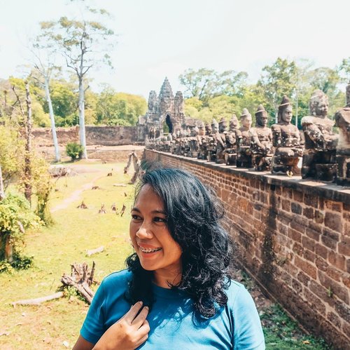 Lost in ancient city...#siemreap #cambodia #angkorthom #exploretheglobe