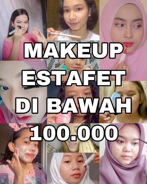 Heyo beauties, you’re beautiful just the way you are! 🥺💛⁣⁣⁣⁣Di #CollabBarengCisty kali ini, aku dan temen-temen online lainnya bikin makeup tutorial pakai produk yang harganya di bawah Rp100.000. Intinya, cantik gak harus mahal kok—yang penting sesuai kebutuhan aja! 😉⁣⁣⁣⁣Cantik itu bukan tentang fisik—tapi lebih dalam dari itu, cantik juga tentang mental dan emosi. ⁣⁣⁣⁣Product details:⁣⁣🌈 @christyrsm: Emina Face Wash (12.500)⁣⁣🌈 @afia.zk: Nivea White Makeup Starter 2 in 1 Moisturizing Day Serum (48.000)⁣⁣🌈 @drealstella: L'ORÉAL UV Perfect Sunscreen Skin Care SPF 50 / PA++++ 30ml "Super Aqua Essence" (73.800)⁣⁣🌈 @kanialarasati: Wardah Lightening BB Cream Natural (49.500)⁣⁣🌈 @g.intanparamitha: Emina Bright Stuff Loose Powder (34.000)⁣⁣🌈 @nabilasukmawatii: Etude House Drawing Eyebrow Dark Brown (35.000) ⁣⁣🌈 @karennatl_: Eyeshadow Jaclym hill (Rp.70.000)⁣⁣🌈 @gabrieleangelaa: Eyeliner YOU  The Gold One Drama Queen ( 89.000 )⁣⁣🌈 @syafira.aubree: maskara wardah (60.000)⁣⁣🌈 @sharenkowaas: Madam Gie Sweet Cheek Blush 02 (18.000)⁣⁣🌈 @anandanftrn: Emina Magic Potion Shade 05 Summer (46.000)⁣⁣⁣⁣🎵 Girl in The Mirror - Sophia Grace⁣⁣⁣⁣#ivgbeauty #makeupremaja #makeupnatural #cchannelbeautyid #cchannelfellas #makeuplokal #makeupmurah #makeuptutorial #wakeupandmakeup #tutorialmakeupnatural #beautyvloggerindonesia #tampilcantik #tutorialmakeuplg #makeupfresh #makeupsimple #makeupsimpleandnatural #clozetteid #indobeautysquad #makeuplebaran