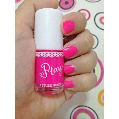 Love the colour! #nails #nailpolish #nailpolishlove #pink #clozetteid #etude