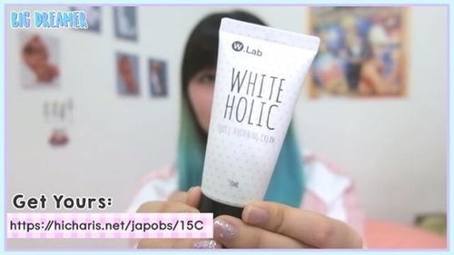 Woohoo my first review video is up on my Youtube channel! 😂 I tried this @w.lab White Holic Quick Whitening Cream from @charis_official and it really makes your skin looks whiter and fairer. This quick whitening cream has some fresh peach scent and blend easily. It also can be used as your makeup base for a flawless look. 
Get it on my Charis shop: http://hicharis.net/japobs/15C and give it a try, girls~
.
.
.
#clozetteid #charisceleb #wlab #koreanbeauty #makeupjunkie #beautyaddict #beautybloggers #bbloggers #fbloggers #lifestylebloggers #l4l #indonesianfemalebloggers #美容ブロガー #뷰티블로거 #뷰디스타그램 #얼짱 #뷰티리뷰