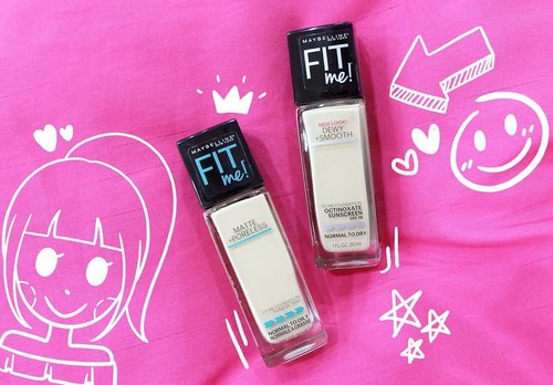 Hola! Setelah banyak yang bilang fondie ini bagus akhirnya aku cobain dan bikin review juga. It's @maybelline Fit Me Foundation, I tried both Matte+Poreless and Dewy+Smooth. Love the flawless look after I applied this fondie- don't feel heavy at all! Read the full review on #bigdreamerblog okayyy 😉 Link in bio 💕
.
.
.
#clozetteid #beautyblogger #maybellinefitme #makeupjunkie #bloggerperempuan #indonesianfemalebloggers #beautynesiamember #beautyreview #뷰티블로거 #뷰티 #コスメ #メイク