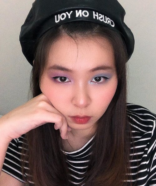 99% + 1% me 😡🙂 It’s either too many contents or no content at all in a day #japobsMOTD
.
.
.
#clozetteid #eyemakeup #colorfulmakeup #colourpopme #bluemoon #lilacyoualot #colourpopeyeshadow #colourpoppalette #indobeautygram #indobeauty #indobeautysquad #beautybloggers #ootdbloggers #makeupjunkie #colorfuleyeshadow #뷰티 #뷰티스타그램 #화장 #화장품 #メイク　#コスメ