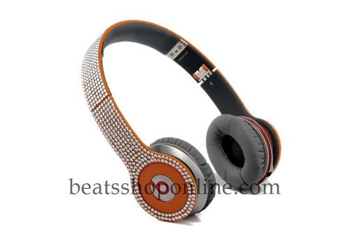 Beats Solo HD Over the Ear Diamonds Over the Ear Headphones Orange