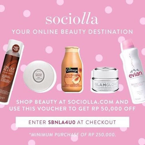 @sociolla sedang merayakan ulang tahun nya yang ke-3 di bulan Maret ini. Ada giveaway setiap minggu nya dan masih banyak lagi.. Cuuss belanja di @sociolla .. .
Pakai kode diskon SBNLA4U0 (ini angka nol yah) buat ngedapetin potongan harga IDR 50.000 dengan minimum pembelanjaan IDR 250.000 Hemat kan.. 💁🏻💸💸
.
Langsung aja klik link yang ada di bio Instagram aku ya 👆🏻👆🏻👆🏻 Thank you
.
#clozetteid #sociolla #indonesianbeautyblogger #beautybloggerindonesia #beautybloggerid #kodediskon #diskon #free #voucher #potonganharga #belanjahemat #indonesia #sociollablogger #sociollabloggernetwork #beauty #makeup #makeupjunkie #olshop #onlineshopping #trustedseller