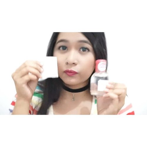 This is how I wipe my makeup off with @bioderma_indonesia 😜💚💙 Read the review on 👉 http://www.beautyasti1.com/2015/03/bioderma-sensibio-h2o-review.html 🌺🌺💐 LINK IS ON MY BIO 
#clozetteid  #love #likes #new #blogger  #sensibioh2o #follow #bioderma #potd #happy #beautyboundasia #makeup #beauty #makeupvideo #video #beautyblogger #beautyvlogger #blogger #vlogger #indobeautygram #indobeautyvlogger #beautybloggerindonesia #beautyvloggerindonesia #makeuptutorial #1minutemakeup #tutorialmakeupvideo  #fotd #selfie #kawaii #ulzzang @indobeautygram