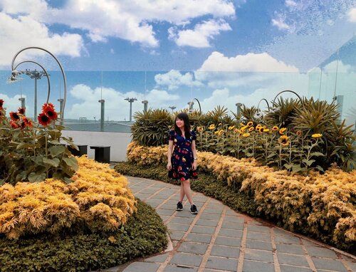 choose to shine 🌞🌻☀️ It's never too late to start again...📸 @venny_firstyani....#exploreSingapore #girlpowertravel #TravelWithSGB #picoftheday #explorechangi #sunflower #VisitSingapore