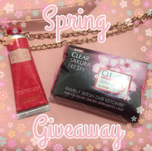 In celebration of the Spring, now I'm giving away two items for two lucky winners!!
。。。
What is the items?
🥀 One tube of L'occitane Rose Hand Cream
🌸 One bundle of Clear Shampoo New Sakura Fresh
。。。
How to win?
📌 You just need to like my Facebook page @.mypinkdusk and follow my Twitter @.aiachantanaya
📌 Make sure you've followed me on Instagram and your account isn't private to join the event
📌 Then repost this picture and tag me so I can check your username, that's it!
Two winners will be picked randomly & announced on early May! Good luck~
PS : Indonesian Only
•
•
•
#giveaway #giveawayevent #springgiveaway #indonesian_blogger #indonesiancurvyblogger #clozetter #clozetteid #inspiration #instalike #instagood #fashion #blogger #fashionblogger #fblogger #fashiondiary #beauty #beautyblogger #bblogger #beautiesID #indobeautygram #beautybloggerID #indonesianblogger #instabeauty #endorse #endorsement #collaboration #sponsorship #instagiveaway #giveawayindonesia