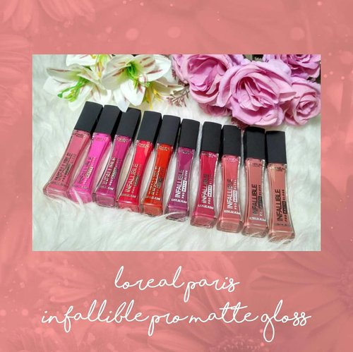 NEW POST ON THE BLOG 💗
-
Gloss is here again, gurls! It's like bringing us back to the early 2000s, but BETTER.
-
L'Oreal Infallible Pro Matte Gloss is one of a kind, I must say. Because its formula has the mix of lip matte & gloss, makes it feels like matte with the creamy texture and like gloss as the finish result.
-
Go click the link on my bio to read more about this @getthelookid product!