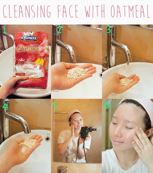 Kamu punya kulit wajah yang sensitif ? Yuk dicoba cuci muka pakai oatmeal. ♥Simak detailnya di blog aku. www.notonlywear.blogspot.com . Enjoy ^^
