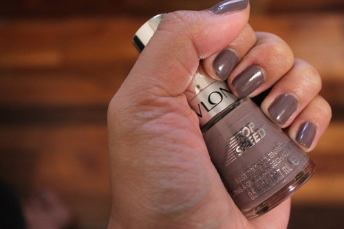 Another taupe nail varnish, Stormy from Revlon.
