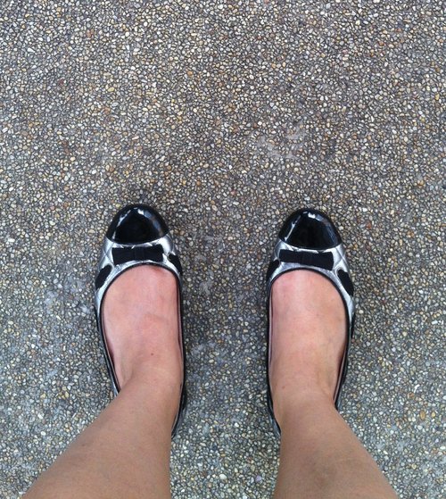 Quilted flats by Marc Jacobs. Getting these from #FDGarageSale