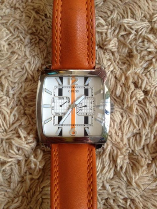 Orange watch to match corporate uniform :)