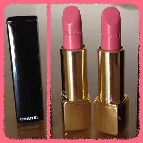 pemilihan warna 💄yang sungguh tidak kreatip. gonta ganti lippen juga nggak bakal ada yang ngeh 😋 #lipstick #chanel #rougeallure