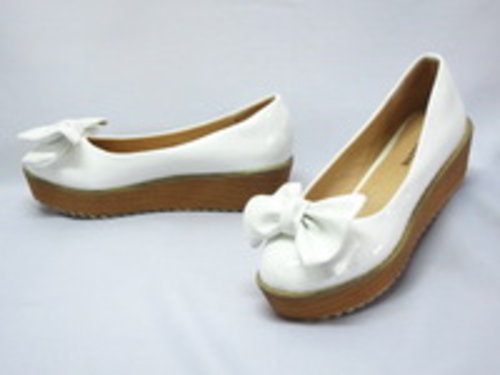 Rakuten BELANJA ONLINE: Marleene Chic and Simple Flat Wedge Shoes. Heel 4.5cm < Low Heels < Ladies Shoes < E W Y  Shoes