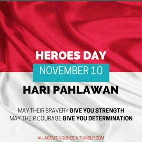 Today is Hari Pahlawan (National Heroes Day) in Indonesia. Who is your favorite Indonesian hero? Mine goes to RA Kartini, Dewi Sartika, HR Rasuna Said, and all women who fight for the equality of woman's education. Do you think their fight is over? Think again 📝📝
#haripahlawan #kartini #dewisartika #rasunasaid #myhero #woman #education #equality #clozetteid