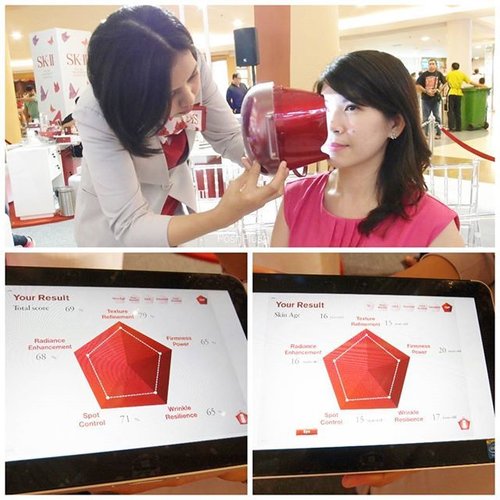 Good morning! 
How is your skin today? Find out your skin condition with SKII Magic Ring to know the best skincare combo that your skin needs. 
I have been using SKII for 4 years and I'm amazed with my skin check result. My skin age is 15 years younger than my real age 😍😍
Treat your skin right and change your destiny
❤💗💙
#beauty #beautyblogger #beautyevent #skiigifts #changedestiny #wingsofdestiny #skii #magicring #skincheck #skincare #skincaretalk #skincareaddict #clozetteid #fdbeauty #beautyjunkie #instadaily