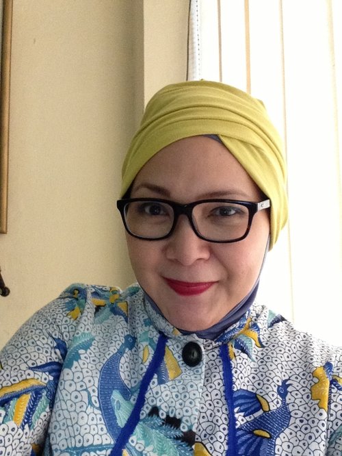 Turban look is easy peasy with Cotton Ink shawl
