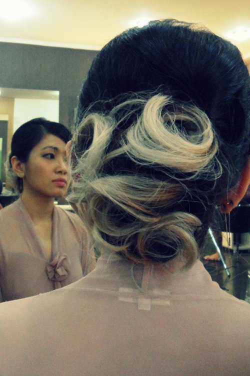 April 2012 - Updo for one of my bff's wedding