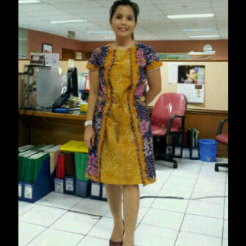 dress: Batik tulis lasem (batik rara) beli di ITC Kuningan