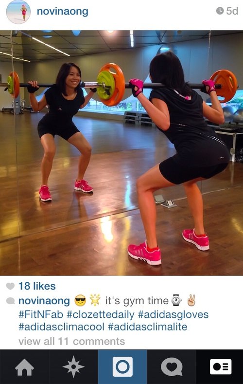 😎🌟 it's gym time ⌚️✌️ #FitNFab #clozettedaily #adidasgloves #adidasclimacool #adidasclimalite