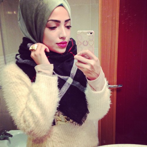 hijab keeps me warm :)