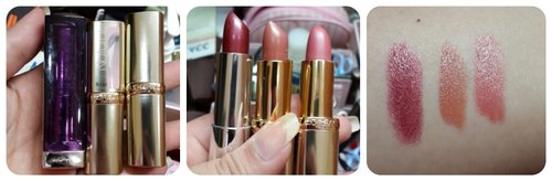 Maybelline and L'Oréal lipsticks 