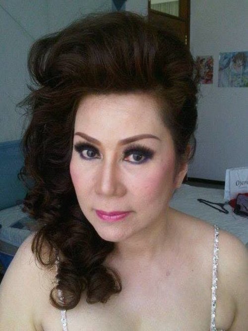 Make Up for her son's engagement