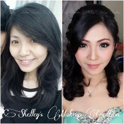 Thankyou @melisadaniell! 
#makeup by @shelleymuc 
#hairdo by @rendynjoo 
#makeup #makeover #beauty #shelleymuc #surabaya #makeupartist #mua #shelleymakeupcreation #beforeafter #clozetteID #makeover #muasurabaya #muaindonesia
