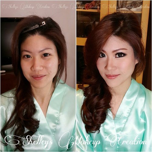 Thankyou beautiful @irenewahyuni 
Makeup and HairDo by @shelleymuc 
#makeup #makeover #beauty #shelleymuc #surabaya #makeupartist #mua #shelleymakeupcreation #beforeafter #clozetteID #makeover #muasurabaya #muaindonesia #hairdo #PicsArt