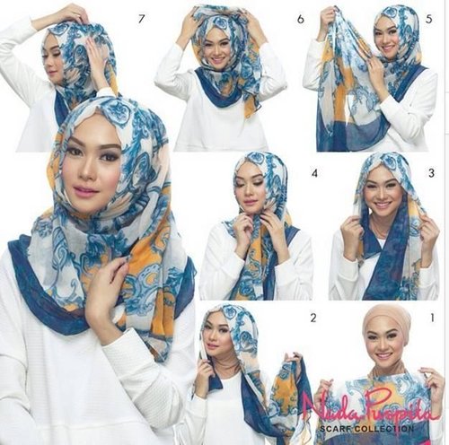 hijab pattern tutorial