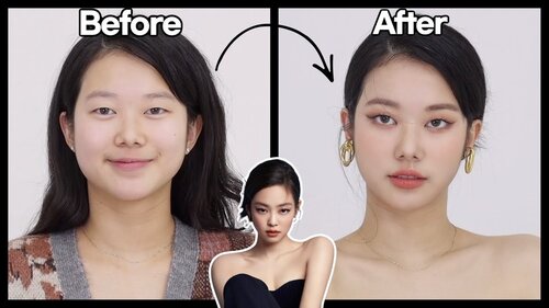 JENNIE MAKEUP | MONOLID MAKEUP |JEYU - YouTube