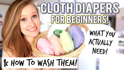 CLOTH DIAPERS FOR BEGINNERS | CLOTH DIAPER ROUTINE - YouTube