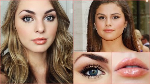 Selena Gomez Makeup Tutorial! - Jackie Wyers - YouTube