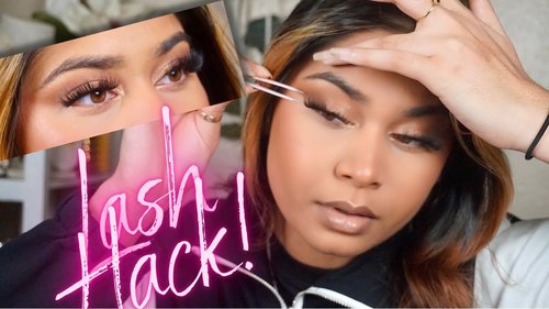 LASH HACK | How to Apply Lashes Underneath For Beginners! - YouTube
