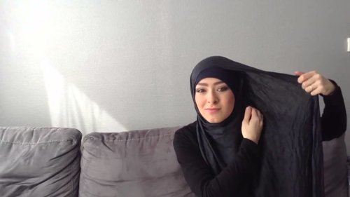 Simple Hijab Tutorials   Tutoriel Hijab simple 6  Simple Hijab tutorial 6  techarea - YouTube
