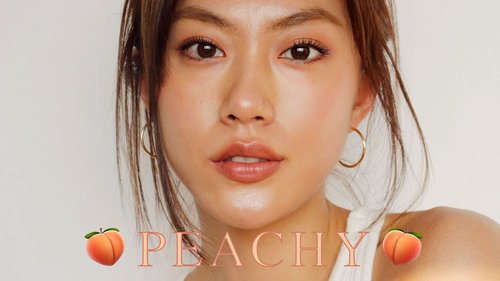 Everyday Peach Makeup - YouTube