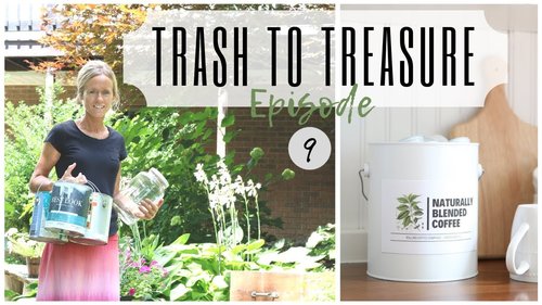 Trash to Treasure Project ~ Paint Can Reuse~ Drawer Idea ~ Glass Jar DIY ~ Paint Can Repurpose - YouTube