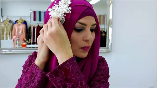 BlK Pearl & Modesty Instyle Quick Get Ready with me Hijab Tutorial #4 - YouTube