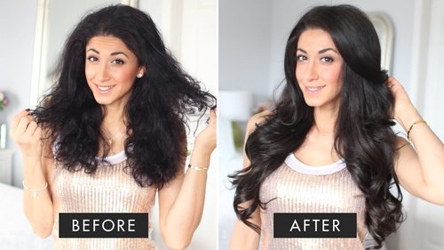 Blowout Routine for Frizzy HairVideo credit: Luxy Hair