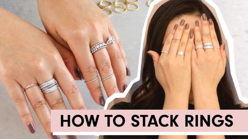 How To Stack Rings: 5 Easy Tips For The Minimalist Or Maximalist |  #stylewithsteph | KESTAN - YouTube