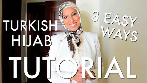 Beautiful Turkish Hijab Style 3 Ways Tutorial - Haute Hijab - YouTube