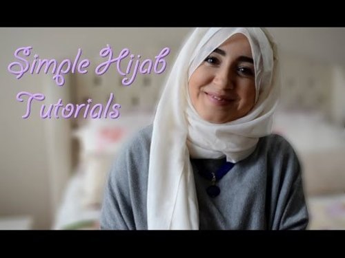 6 Simple Hijab Tutorials for Round Face / Back to school hijab tutorial 2016 - YouTube