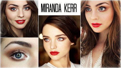 Miranda Kerr Holiday Makeup Look! Jackie Wyers - YouTube